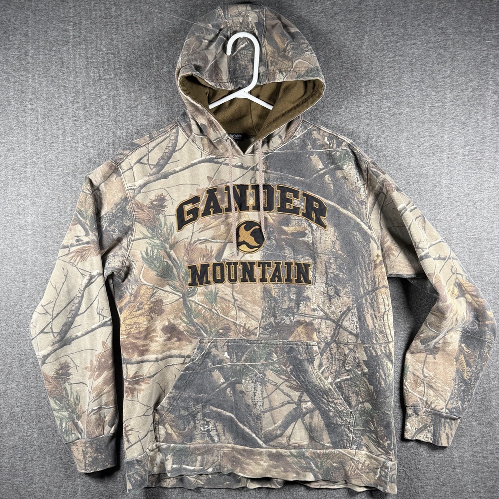 Gander Mountain Guide Series Hoodie Mens Small Camo Hunting Pullover Sweatshirt